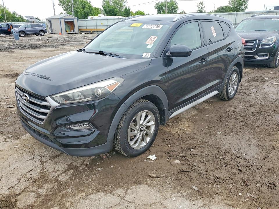 2017 Hyundai Tucson მანქანა იყიდება აუქციონზე, vin: KM8J33A41HU596721, აუქციონის ნომერი: 59113676