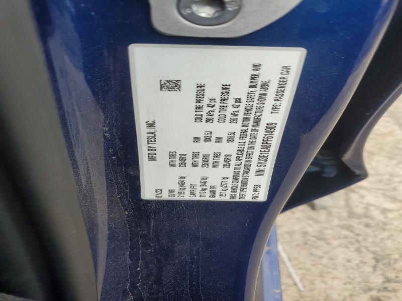 Продажа на аукционе авто 2023 Tesla Model 3, vin: 5YJ3E1EA8PF614909, номер лота: 57027906