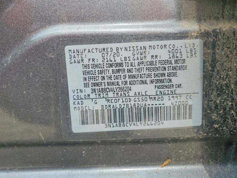 Aukcja sprzedaży 2020 Nissan Sentra, vin: 3N1AB8CV4LY266204, numer aukcji: 55687606