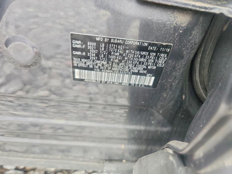 Продажа на аукционе авто 2020 Subaru Ascent, vin: 4S4WMALD4L3434763, номер лота: 56650496