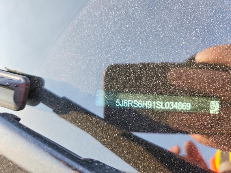 55931656 :رقم المزاد ، 5J6RS6H91SL034869 vin ، 2025 Honda Cr-v مزاد بيع