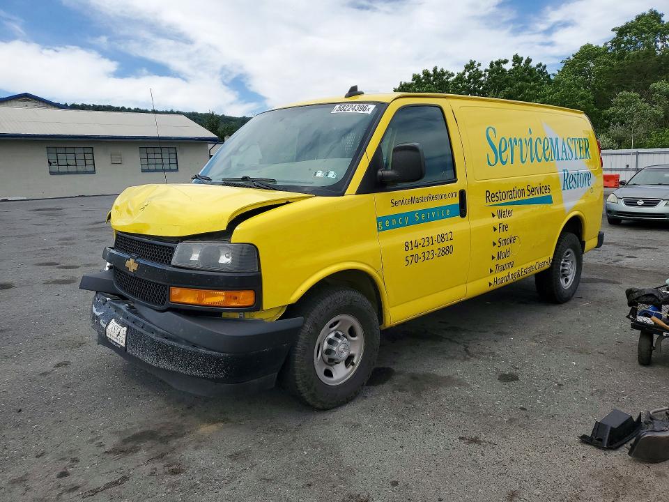 2019 Chevrolet Express G2500 მანქანა იყიდება აუქციონზე, vin: 1GCWGAFP4K1158595, აუქციონის ნომერი: 58224396