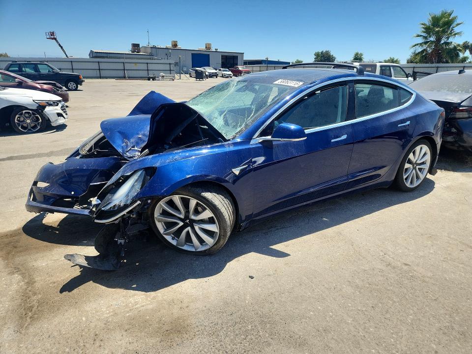 2019 Tesla Model 3 მანქანა იყიდება აუქციონზე, vin: 5YJ3E1EA7KF311595, აუქციონის ნომერი: 58063116