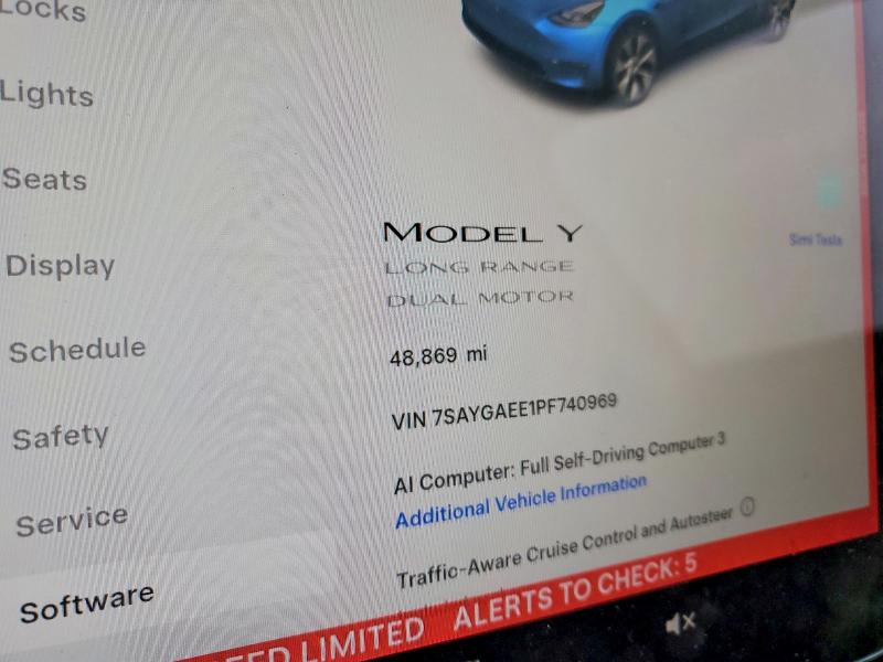 56172796 :رقم المزاد ، 7SAYGAEE1PF740969 vin ، 2023 Tesla Model Y مزاد بيع