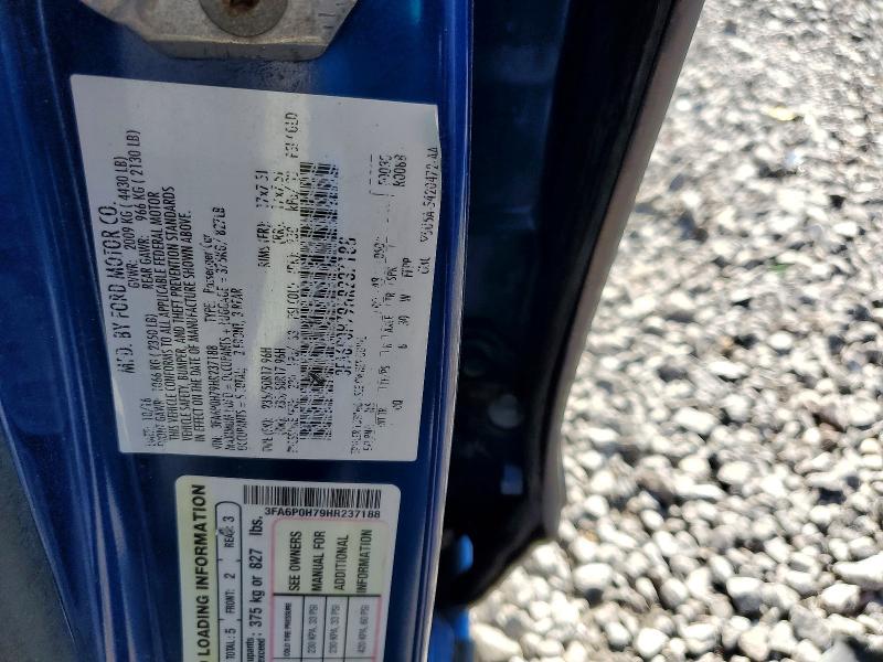 2017 Ford Fusion მანქანა იყიდება აუქციონზე, vin: 3FA6P0H79HR237188, აუქციონის ნომერი: 55335206