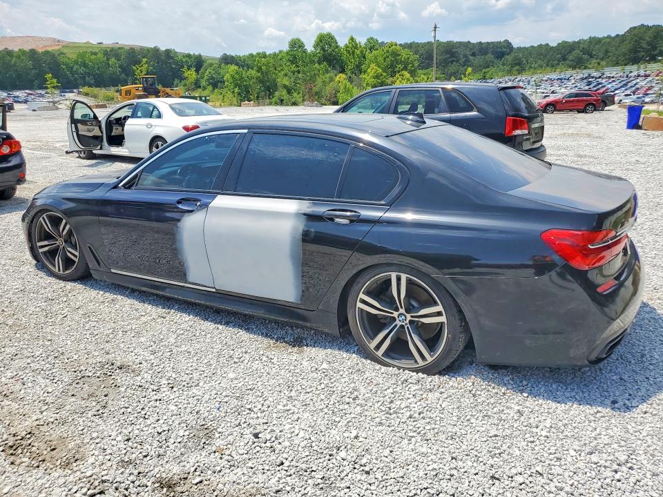 55672106 :رقم المزاد ، WBA7E2C52HG740376 vin ، 2017 Bmw 740 مزاد بيع