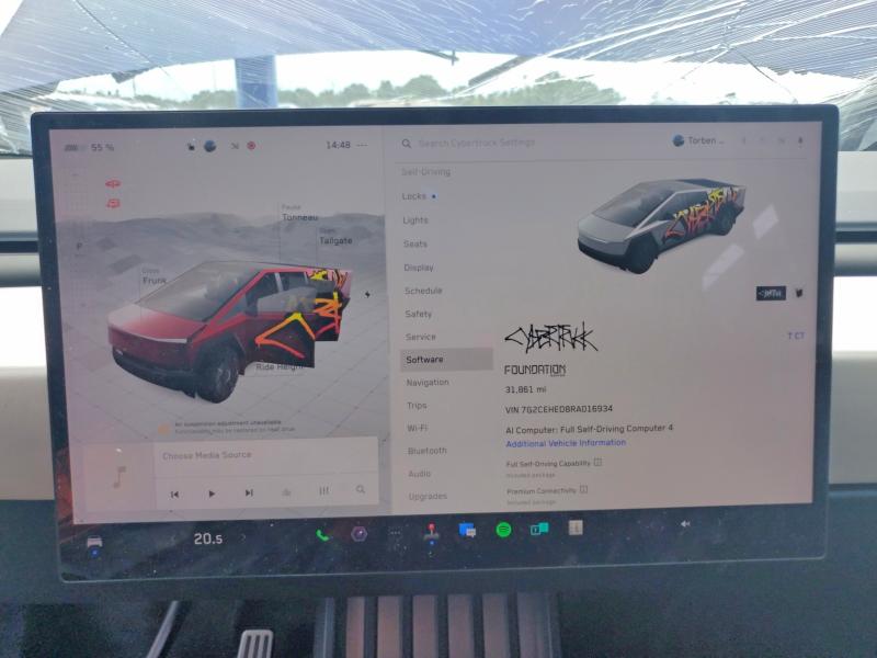 2024 Tesla Cybertruck მანქანა იყიდება აუქციონზე, vin: 7G2CEHED8RA016934, აუქციონის ნომერი: 55727516