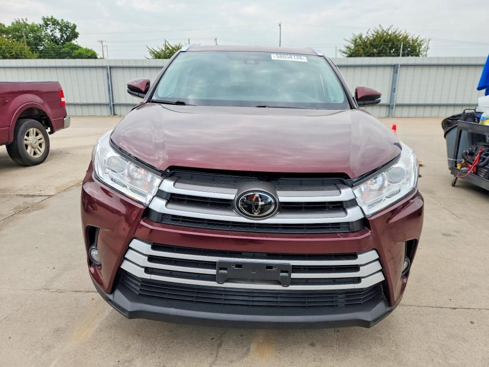 Продаж на аукціоні авто 2019 Toyota Highlander, vin: 5TDKZRFH6KS301159, номер лоту: 58058126
