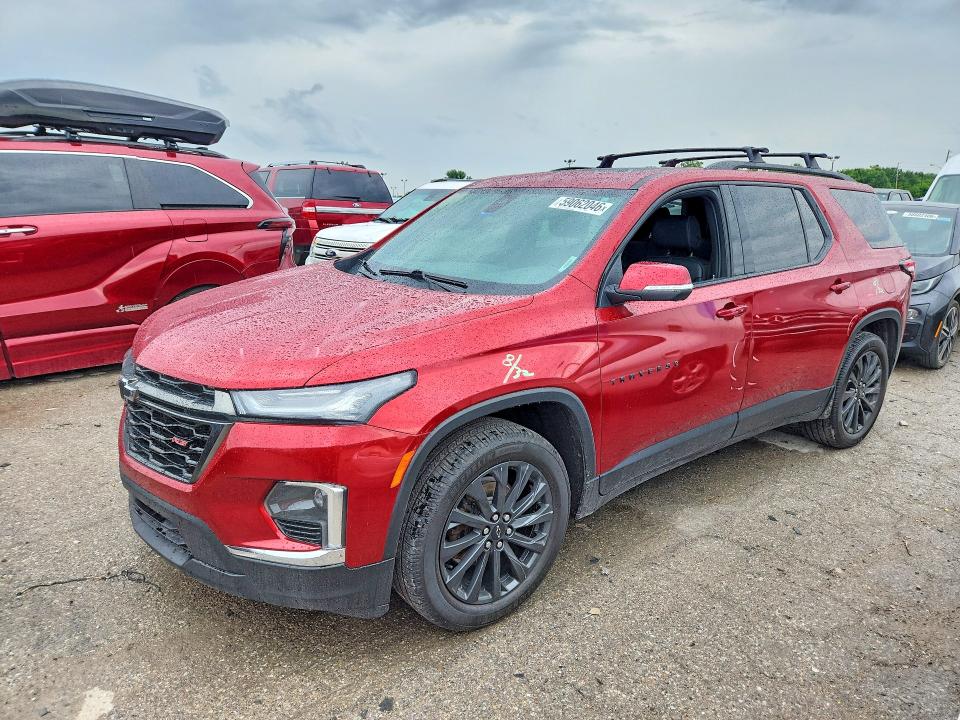 59062046 :رقم المزاد ، 1GNEVJKW6NJ171049 vin ، 2022 Chevrolet Traverse مزاد بيع