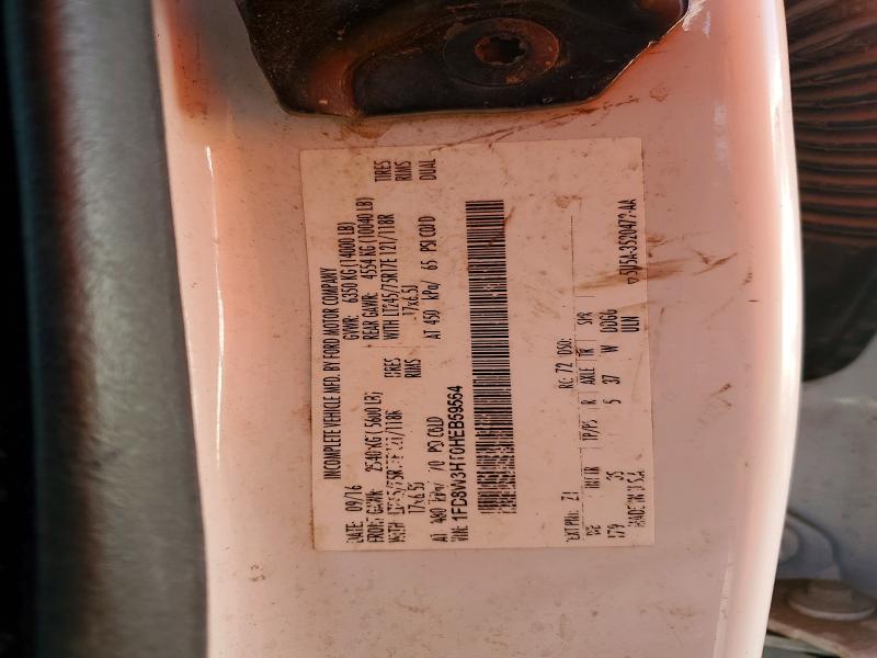 58269196 :رقم المزاد ، 1FD8W3HT0HEB59564 vin ، 2017 Ford F350 مزاد بيع