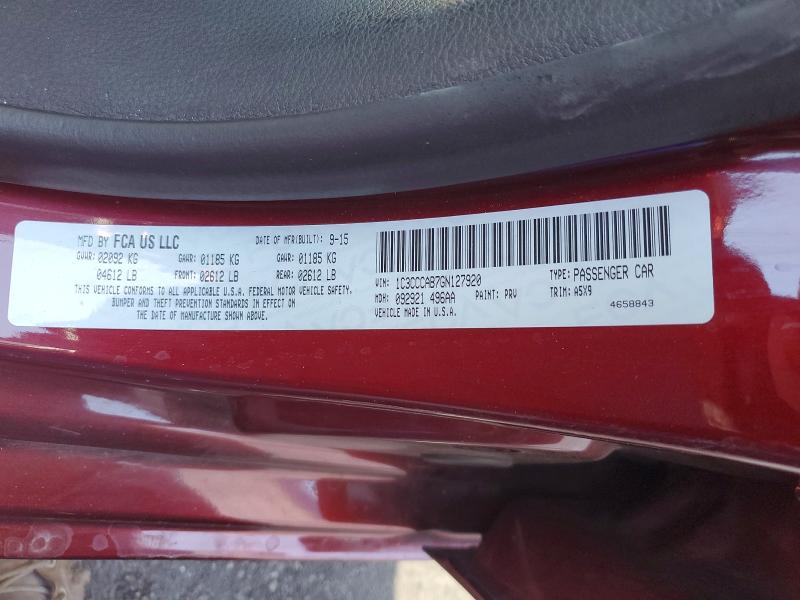 Aukcja sprzedaży 2016 Chrysler 200, vin: 1C3CCCAB7GN127920, numer aukcji: 59010726