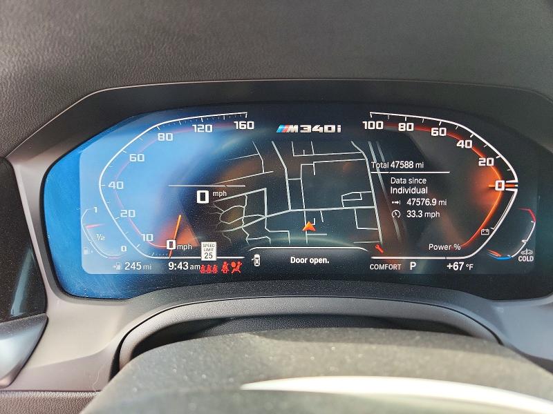 2022 Bmw M340i მანქანა იყიდება აუქციონზე, vin: 3MW5U7J03N8C52269, აუქციონის ნომერი: 55619786