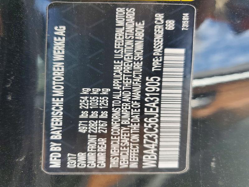 Aukcja sprzedaży 2018 Bmw 430xi, vin: WBA4Z3C56JEA31905, numer aukcji: 58405046