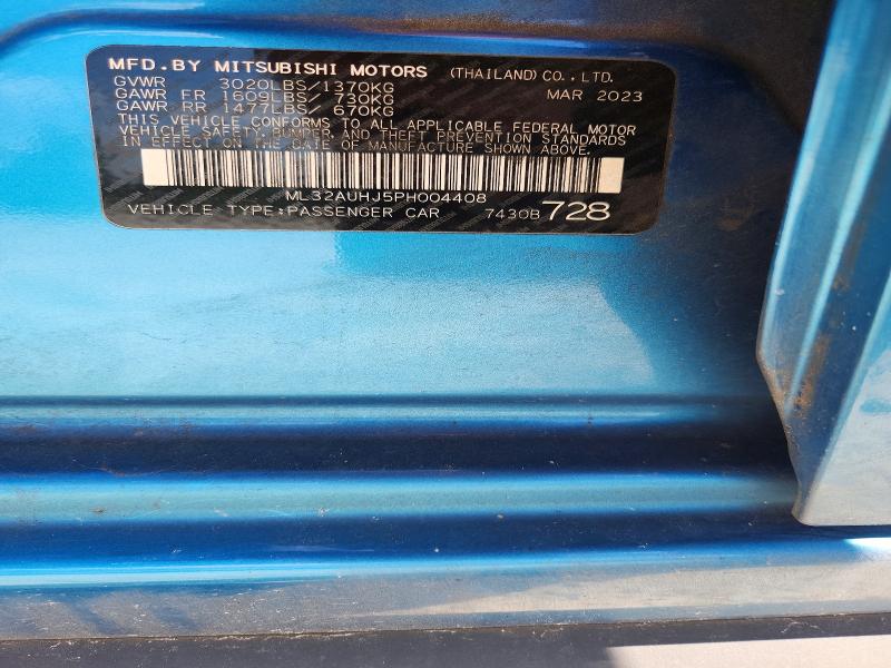 Aukcja sprzedaży 2023 Mitsubishi Mirage, vin: ML32AUHJ5PH004408, numer aukcji: 58345876