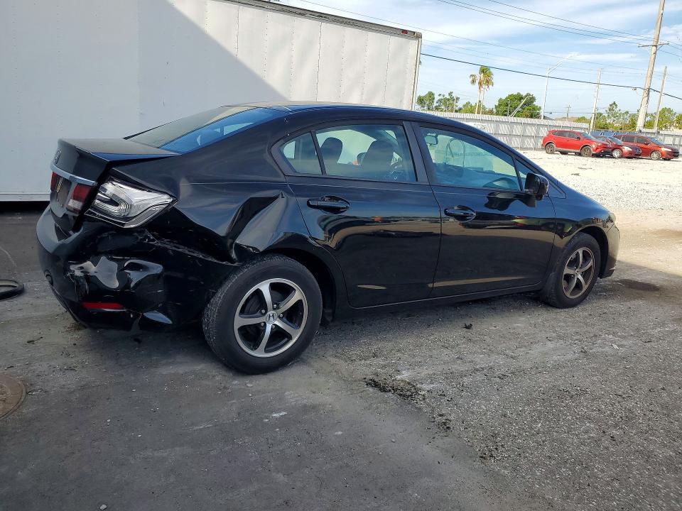 57745536 :رقم المزاد ، 19XFB2F7XFE092514 vin ، 2015 Honda Civic مزاد بيع