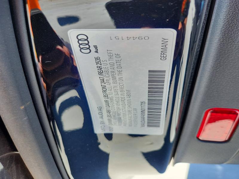 Продаж на аукціоні авто 2021 Audi A4, vin: WAUDAAF46MN011735, номер лоту: 57248166