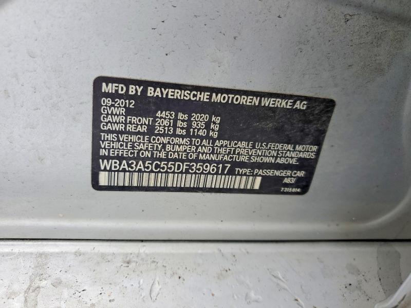 Aukcja sprzedaży 2013 Bmw 328, vin: WBA3A5C55DF359617, numer aukcji: 55834286