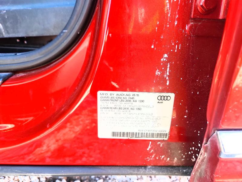Aukcja sprzedaży 2015 Audi Q5, vin: WA1CFAFP3FA143009, numer aukcji: 56613616