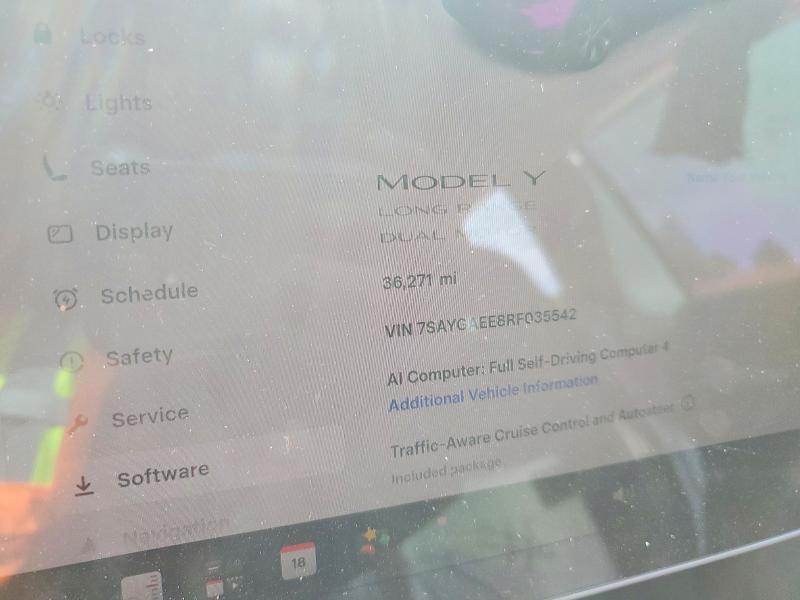 Aukcja sprzedaży 2024 Tesla Model Y, vin: 7SAYGAEE8RF035542, numer aukcji: 58066126