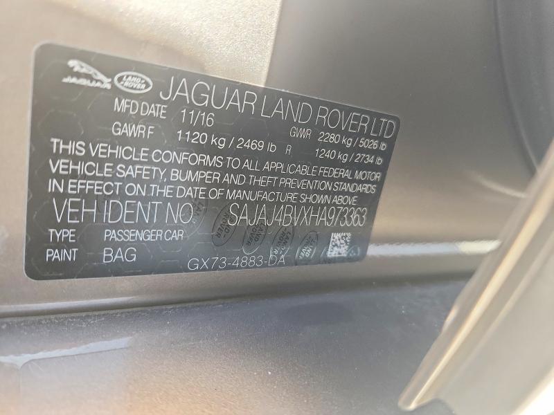 55687286 :رقم المزاد ، SAJAJ4BVXHA973363 vin ، 2017 Jaguar Xe مزاد بيع