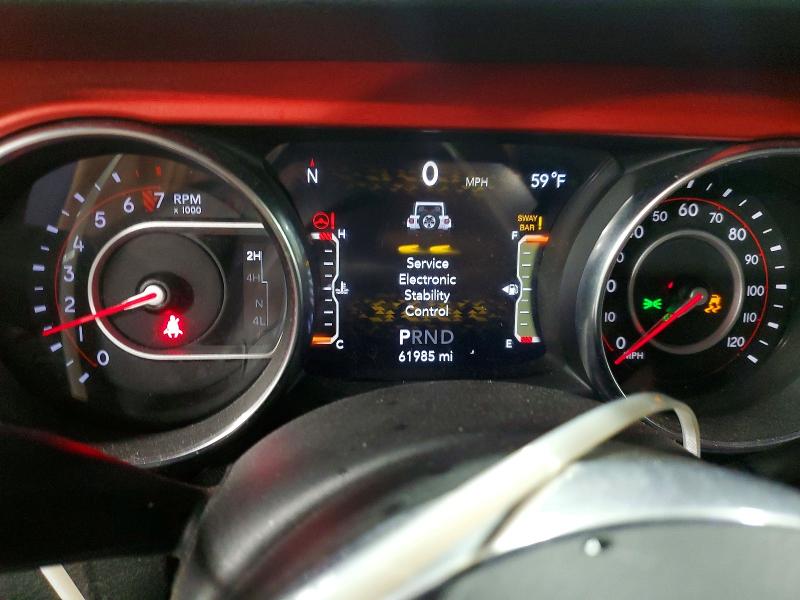 57937696 :رقم المزاد ، 1C4HJXFG1JW266820 vin ، 2018 Jeep Wrangler Unlimited مزاد بيع