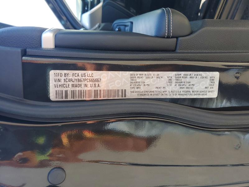 Продаж на аукціоні авто 2023 Jeep Grand Cherokee, vin: 1C4RJYB67PC665667, номер лоту: 57748726