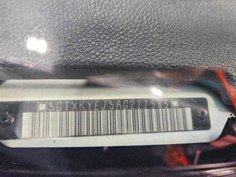 Продаж на аукціоні авто 2010 Gmc Sierra, vin: 3GTXKYEJ3AG211585, номер лоту: 58440126