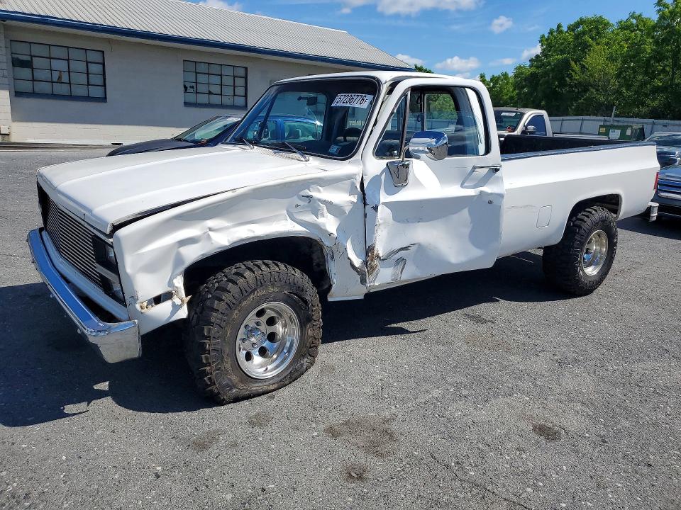 1984 Chevrolet C10 მანქანა იყიდება აუქციონზე, vin: 2GCDC14H1E1221312, აუქციონის ნომერი: 57236776