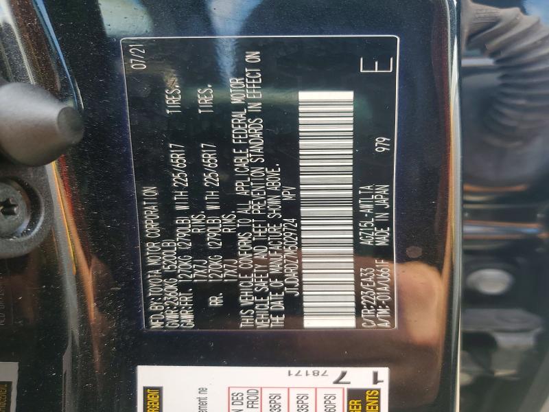 Aukcja sprzedaży 2021 Lexus Nx 300, vin: JTJDARDZ7M5029724, numer aukcji: 57020856