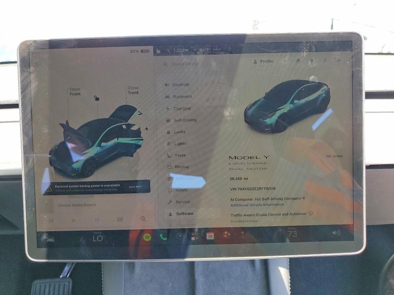 Aukcja sprzedaży 2024 Tesla Model Y, vin: 7SAYGDEE2RF118109, numer aukcji: 58470226