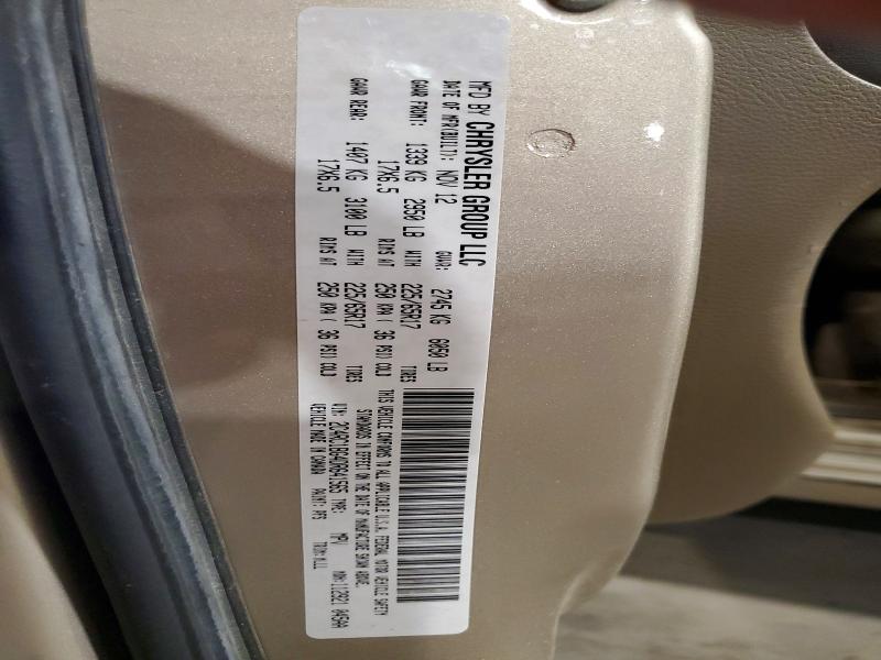 Продаж на аукціоні авто 2013 Chrysler Town & Country, vin: 2C4RC1BG4DR641565, номер лоту: 59122046