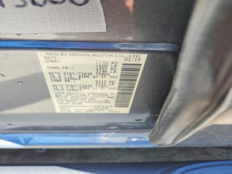 Aukcja sprzedaży 2019 Nissan Frontier, vin: 1N6DD0EV8KN739503, numer aukcji: 56636986