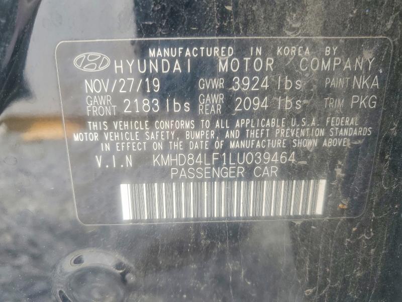 Продажа на аукционе авто 2020 Hyundai Elantra, vin: KMHD84LF1LU039464, номер лота: 58219296