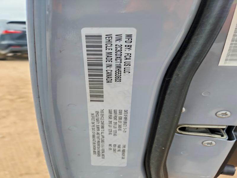 54835956 :رقم المزاد ، 2C3CDXCT1MH553603 vin ، 2021 Dodge Charger مزاد بيع