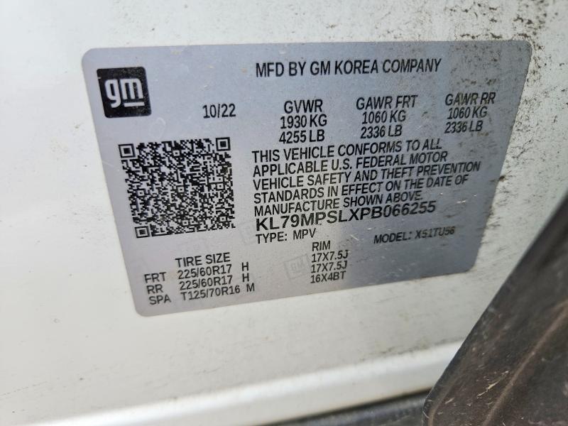 56633026 :رقم المزاد ، KL79MPSLXPB066255 vin ، 2023 Chevrolet Trailblazer مزاد بيع
