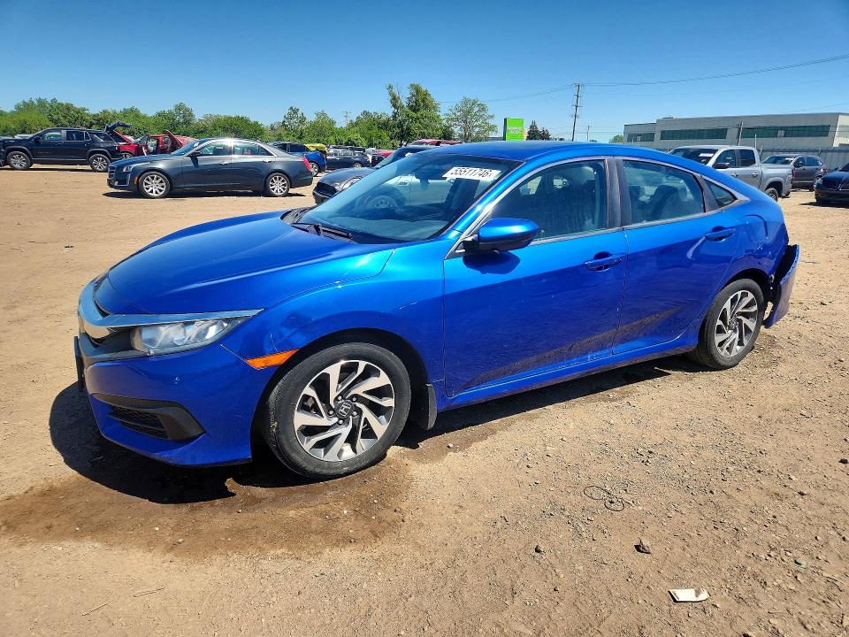 Продаж на аукціоні авто 2017 Honda Civic, vin: 19XFC2F74HE081363, номер лоту: 55511746