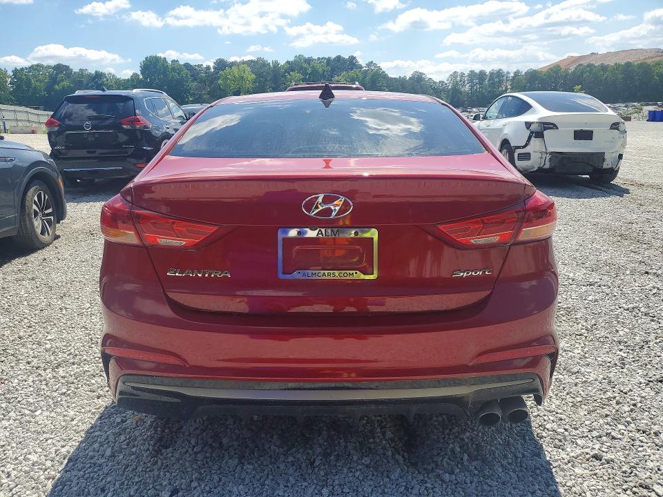 2018 Hyundai Elantra მანქანა იყიდება აუქციონზე, vin: KMHD04LB7JU591343, აუქციონის ნომერი: 55427706