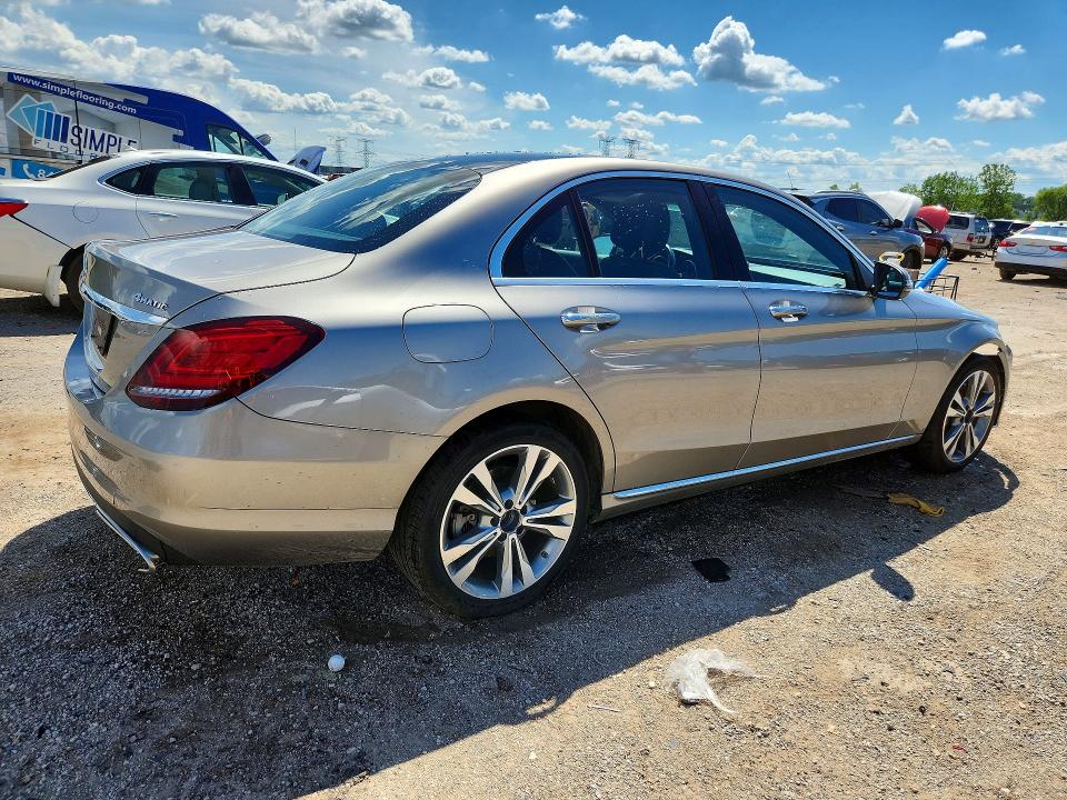 2019 Mercedes-benz C მანქანა იყიდება აუქციონზე, vin: 55SWF8EB2KU301616, აუქციონის ნომერი: 57587776