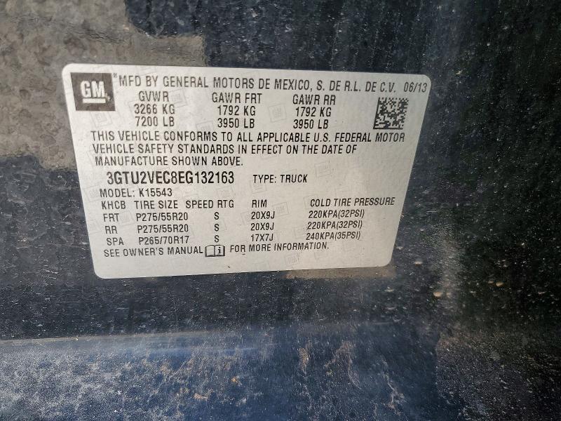 Продажа на аукционе авто 2014 Gmc Sierra, vin: 3GTU2VEC8EG132163, номер лота: 57934206