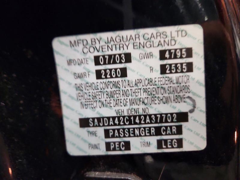 2004 Jaguar Xk8 მანქანა იყიდება აუქციონზე, vin: SAJDA42C142A37702, აუქციონის ნომერი: 59628736