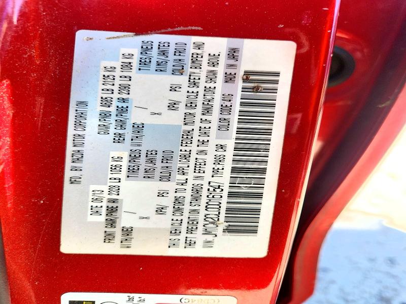 Продаж на аукціоні авто 2013 Mazda 5, vin: JM1CW2CL0D0161547, номер лоту: 56052786