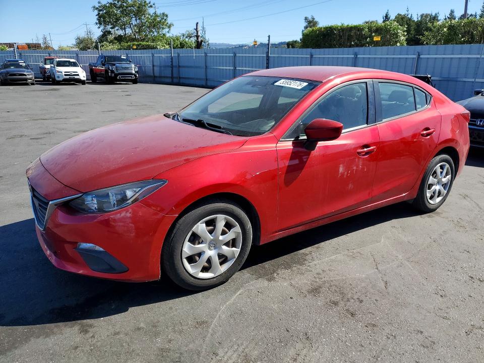 55952176 :رقم المزاد ، 3MZBM1U73FM171015 vin ، 2015 Mazda 3 مزاد بيع
