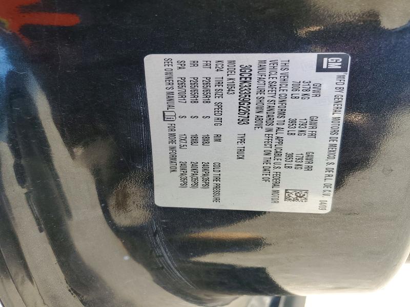 57376266 :رقم المزاد ، 3GCEK33359G226793 vin ، 2009 Chevrolet Silverado مزاد بيع