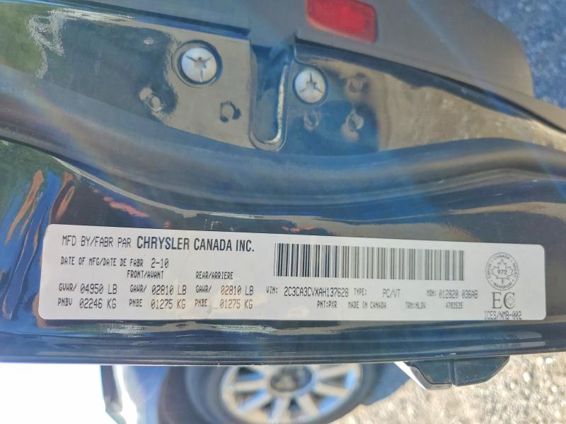 55418706 :رقم المزاد ، 2C3CA3CVXAH137628 vin ، 2010 Chrysler 300 مزاد بيع