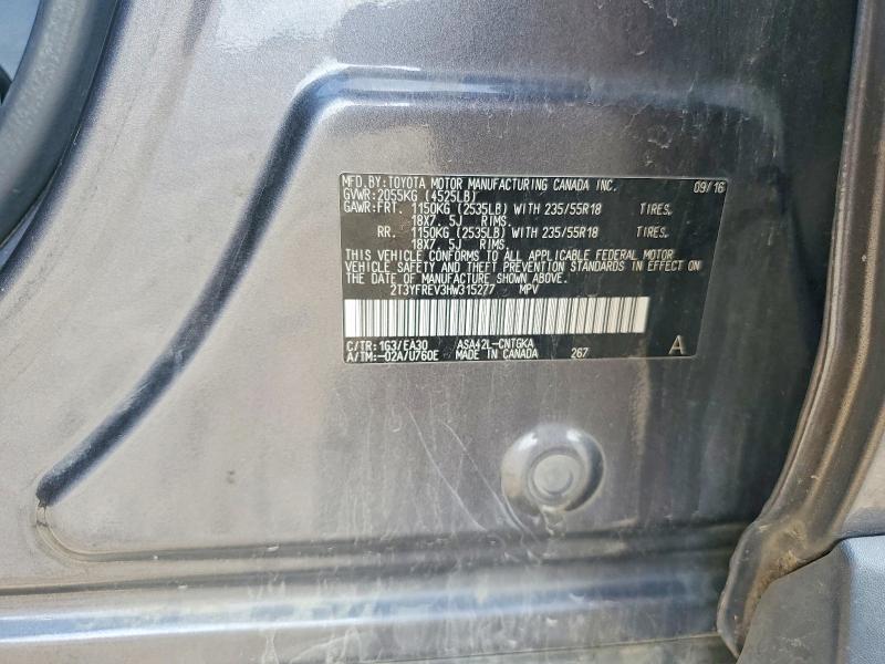 2017 Toyota Rav4 მანქანა იყიდება აუქციონზე, vin: 2T3YFREV3HW315277, აუქციონის ნომერი: 56438286