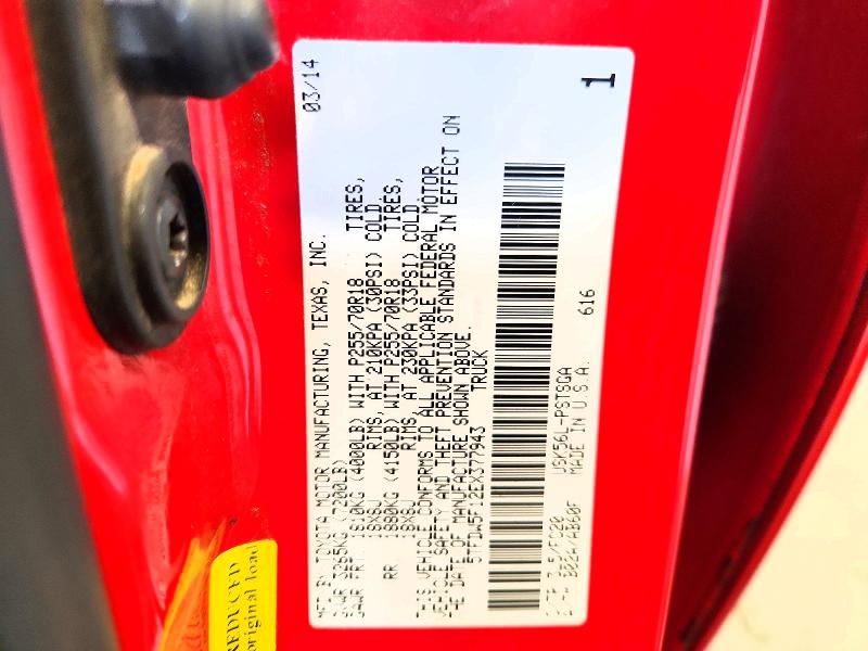 Aukcja sprzedaży 2014 Toyota Tundra, vin: 5TFDW5F12EX377943, numer aukcji: 56405076