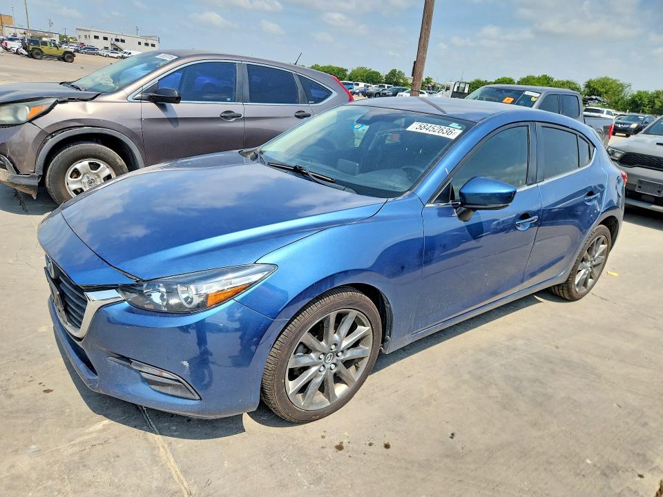 2018 Mazda 3 მანქანა იყიდება აუქციონზე, vin: 3MZBN1L34JM271578, აუქციონის ნომერი: 58452636