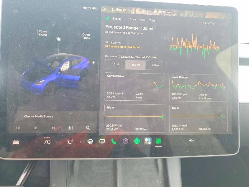 2022 Tesla Model Y მანქანა იყიდება აუქციონზე, vin: 7SAYGAEE9NF486456, აუქციონის ნომერი: 56518866
