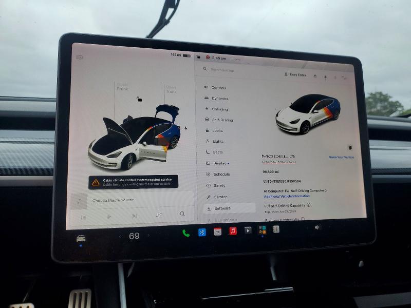 Продаж на аукціоні авто 2018 Tesla Model 3, vin: 5YJ3E1EB0JF106594, номер лоту: 58284896