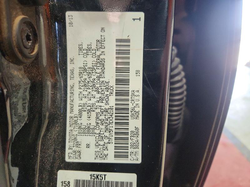 Продаж на аукціоні авто 2014 Toyota Tundra, vin: 5TFUY5F17EX342101, номер лоту: 56272536